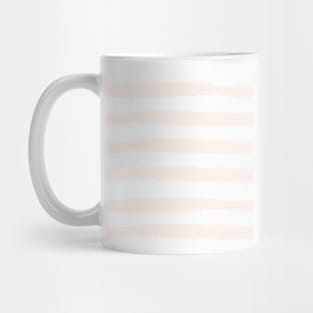Coral Watercolor Stripe Mug